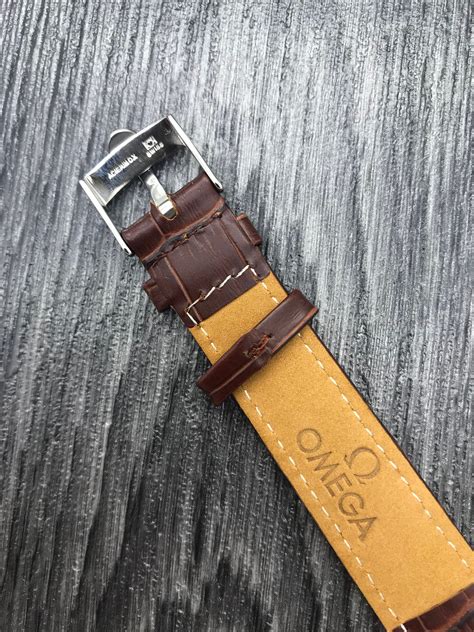 genuine omega leather strap